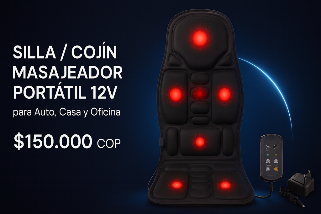 Cojin Silla Masajeadora